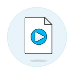 Files Play Media Illustration from UX Colors Set