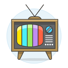Television No Signal Illustration from UX Colors Set