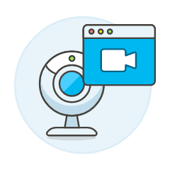 Webcam Streming 1 Illustration from UX Colors Set