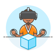 Vr Modelling 1 2 Illustration from UX Colors Set