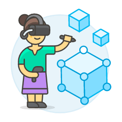 Vr Modelling 3 6 Illustration from UX Colors Set