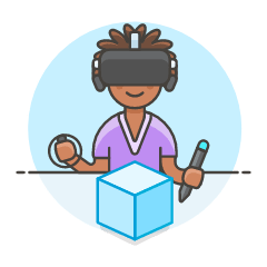 Vr Modelling 4 2 Illustration from UX Colors Set