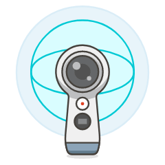 360 Camera 1 Illustration from UX Colors Set