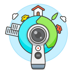 360 Camera 2 Illustration from UX Colors Set