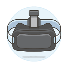 Vr Headset 1 Illustration from UX Colors Set