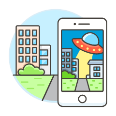 Ar Scenario Illustration from UX Colors Set