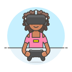 Vr Gaming 2 5 Illustration from UX Colors Set