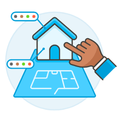 Vr House Builder 3 Illustration from UX Colors Set