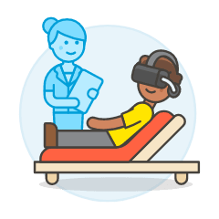 Vr Mental Therapy 2 Illustration from UX Colors Set
