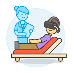 Vr Mental Therapy 3 Illustration from UX Colors Set