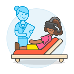 Vr Mental Therapy 5 Illustration from UX Colors Set