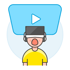 Vr Presentation 1 Illustration from UX Colors Set