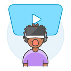 Vr Presentation 2 Illustration from UX Colors Set