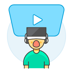 Vr Presentation 3 Illustration from UX Colors Set
