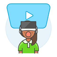 Vr Presentation 5 Illustration from UX Colors Set