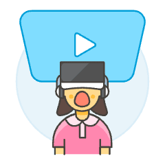 Vr Presentation 6 Illustration from UX Colors Set