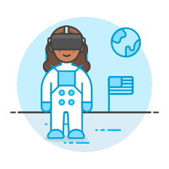 Vr Moon 5 Illustration from UX Colors Set