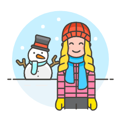 Winter Snowman 2 Illustration from UX Colors Set