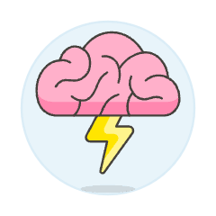 Brainstorm Illustration from UX Colors Set