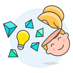 Creative Brain 4 Illustration from UX Colors Set