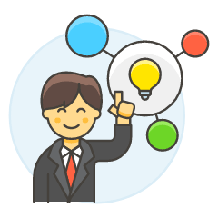 Creative Thinking 1 Illustration from UX Colors Set