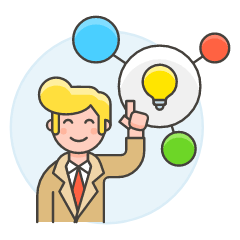 Creative Thinking 2 Illustration from UX Colors Set