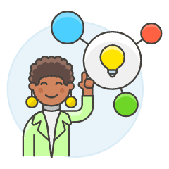 Creative Thinking 6 Illustration from UX Colors Set