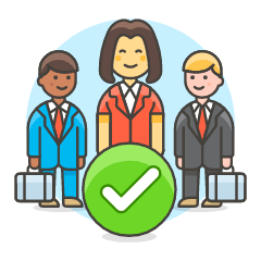 Coworkers 1 Illustration from UX Colors Set