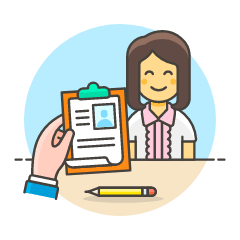 Interview 2 Illustration from UX Colors Set