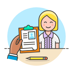 Interview 6 Illustration from UX Colors Set