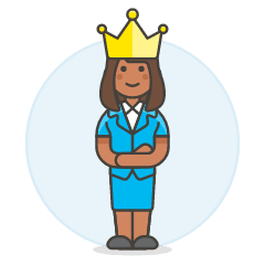 Manager Crown 5 Illustration from UX Colors Set