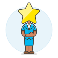 Manager Star 6 Illustration from UX Colors Set