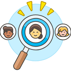 Searching Magnify Illustration from UX Colors Set