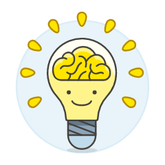 Lightbulb Brain 2 Illustration from UX Colors Set