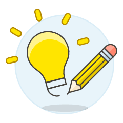 Sketching Idea Illustration from UX Colors Set