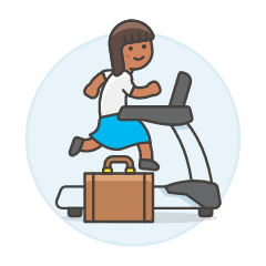 Intrinsic Treadmill 4 Illustration from UX Colors Set