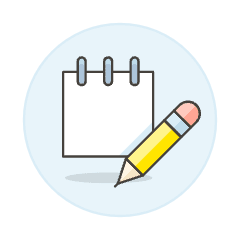 Note Edit Illustration from UX Colors Set