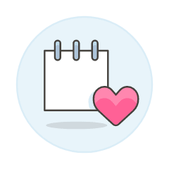 Note Heart Illustration from UX Colors Set