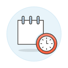 Note Time Illustration from UX Colors Set