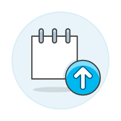 Note Upload Illustration from UX Colors Set