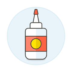 Glue Bottle 1 Illustration from UX Colors Set