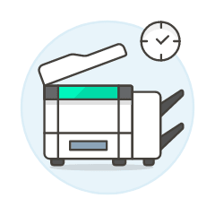 Photocopy Machine Illustration from UX Colors Set