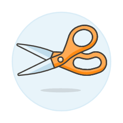 Scissors 1 Illustration from UX Colors Set