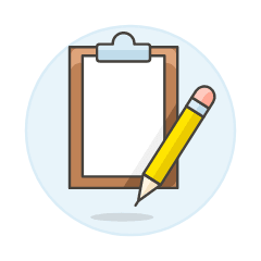 Clipboard Blank Document Illustration from UX Colors Set