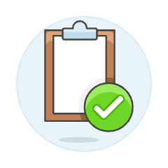 Clipboard Check Illustration from UX Colors Set