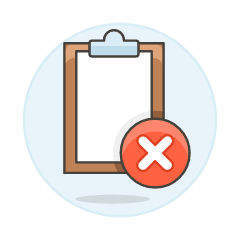 Clipboard Remove Illustration from UX Colors Set
