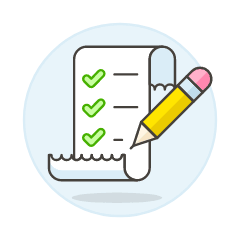Document Checklist 1 Illustration from UX Colors Set