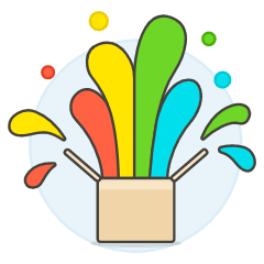 Color Explosion Illustration from UX Colors Set