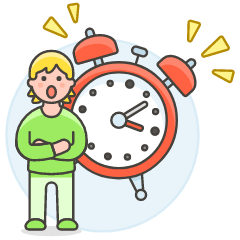 Sleepless Alarm 1 Illustration from UX Colors Set