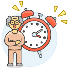 Sleepless Alarm 2 Illustration from UX Colors Set